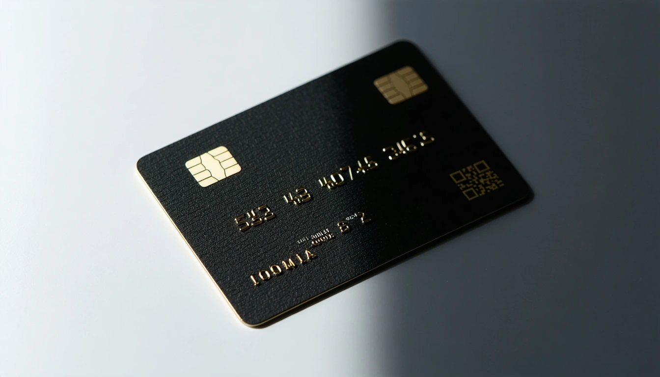 Matte-black NFC authentication card